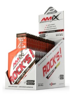 Rock´s Gel Energético con Cafeína 20x32g de Amix 2
