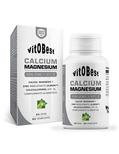 Calcium Magnesium 60 cápsulas de Vitobest