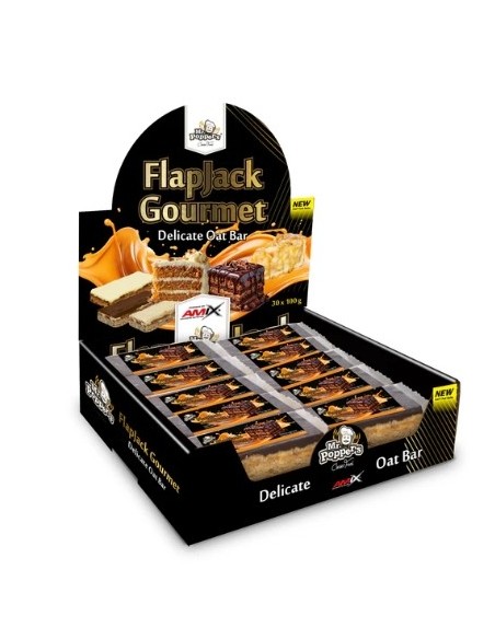 Barrita Flap Jack Gourmet Oat bar 30x100g de Amix